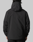 Windbreaker Jacket - Black/White