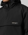 Windbreaker Jacket - Black/White