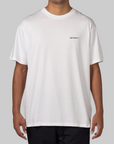 Script Embroidery T-Shirt - White/Black