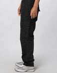 Regular Cargo Pant - Black Rinsed