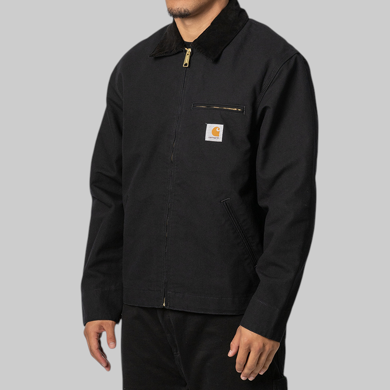 Detroit Jacket - Black/Black Rinsed