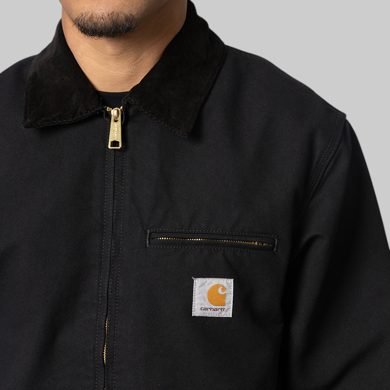 Detroit Jacket - Black/Black Rinsed