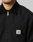 Detroit Jacket - Black/Black Rinsed