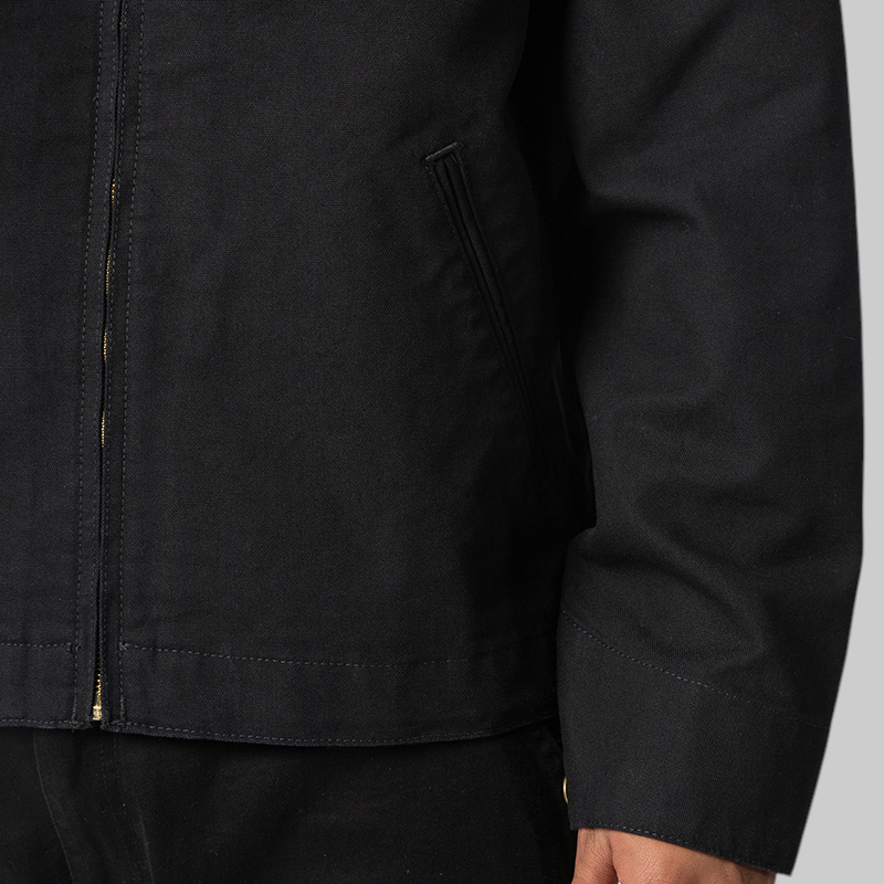 Detroit Jacket - Black/Black Rinsed