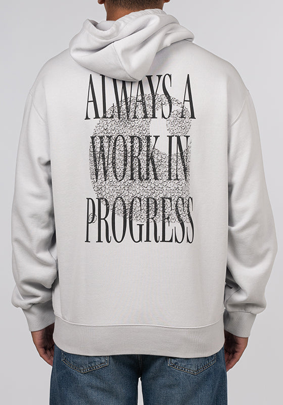 Always a WIP Hooded Sweat - Sonic Silver Stone Washed