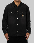 Harvey Shirt Jacket - Black Dark Used Wash