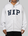 WIP Sweat Hoodie - Ash Heather Stone Washed