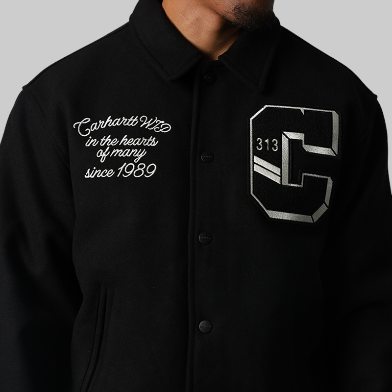 World Class Varsity Jacket - Black