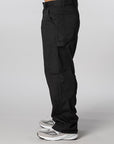 Postal Single Knee Pant - Black