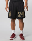 Kobe Basketball Short - Black/Metallic Gold