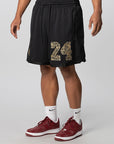 Kobe Basketball Short - Black/Metallic Gold