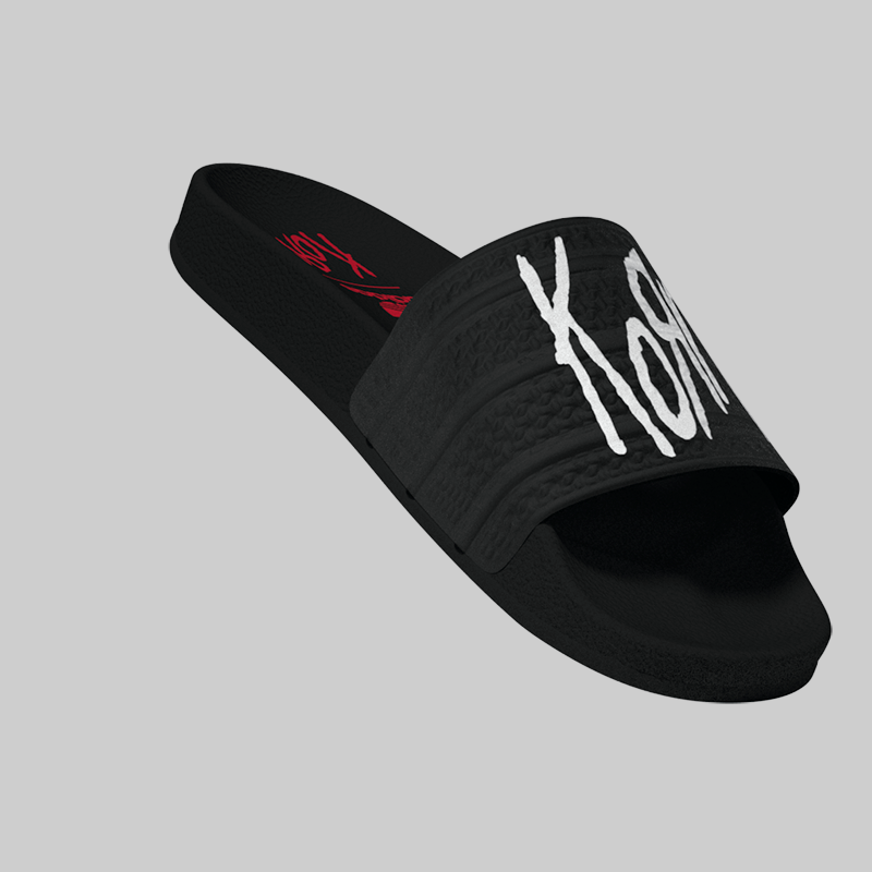 X KoRn Adilette - Black/White