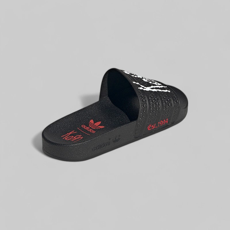 X KoRn Adilette - Black/White