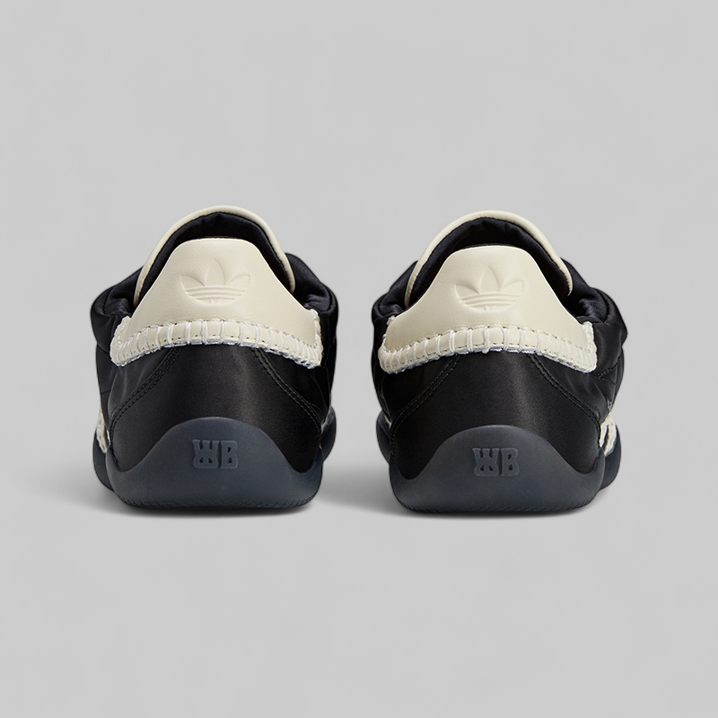 X Wales Bonner Karintha Low Satin - Black/Cream White