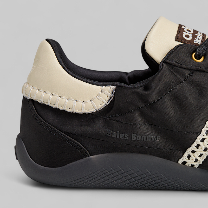 X Wales Bonner Karintha Low Satin - Black/Cream White