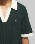 X CLOT By Edison Chen Knit Polo - Green