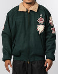 X CLOT By Edison Chen Patch Jacket - Green Night