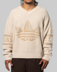 X CLOT By Edison Chen Superstar Long Sleeve Sweat - Warm Sandstone