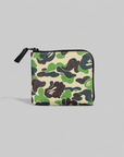 ABC Camo Mini Zipped Wallet - Green