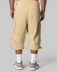 Upside Down Cargo Short - Beige