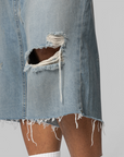 Long Zipper Short - Blue