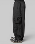 Gradient 3-Stripes Cargo Pant - Black
