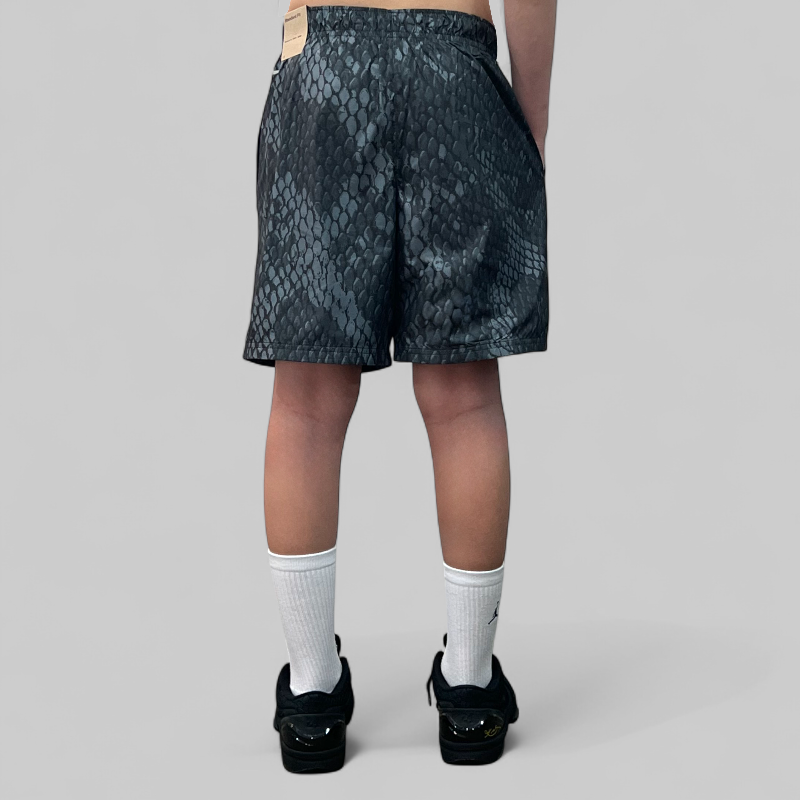 Kids&#39; Kobe Light Weight Woven Short - Black/Reflective Silver