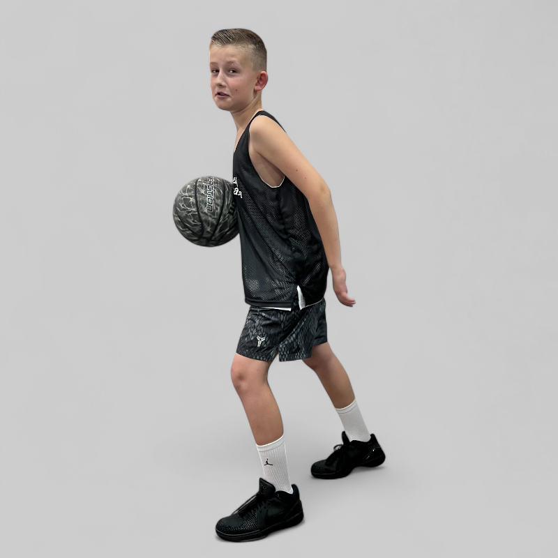 Kids&#39; Kobe Light Weight Woven Short - Black/Reflective Silver