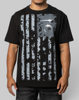 Vintage Old Glory T-Shirt - Black
