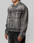TC Spine Laser Denim Jacket - Black