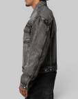 TC Spine Laser Denim Jacket - Black