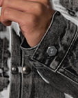 TC Spine Laser Denim Jacket - Black
