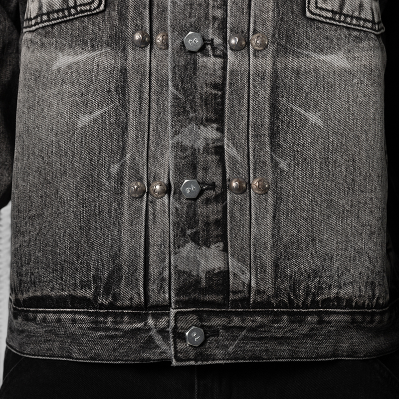 TC Spine Laser Denim Jacket - Black