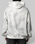 Dirty Washed Old Glory Zip-Up Hoodie - White