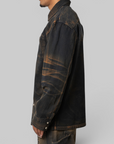 TC Two Tone Washed Shirt - Rust Black