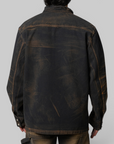 TC Two Tone Washed Shirt - Rust Black