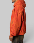 TC Two Tone Washed Zip-Up Hoodie - Red