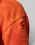 TC Two Tone Washed Zip-Up Hoodie - Red