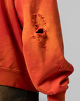 TC Two Tone Washed Zip-Up Hoodie - Red