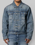 TC Spine Laser Denim Jacket - Blue