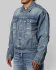 TC Spine Laser Denim Jacket - Blue