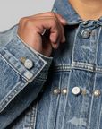 TC Spine Laser Denim Jacket - Blue