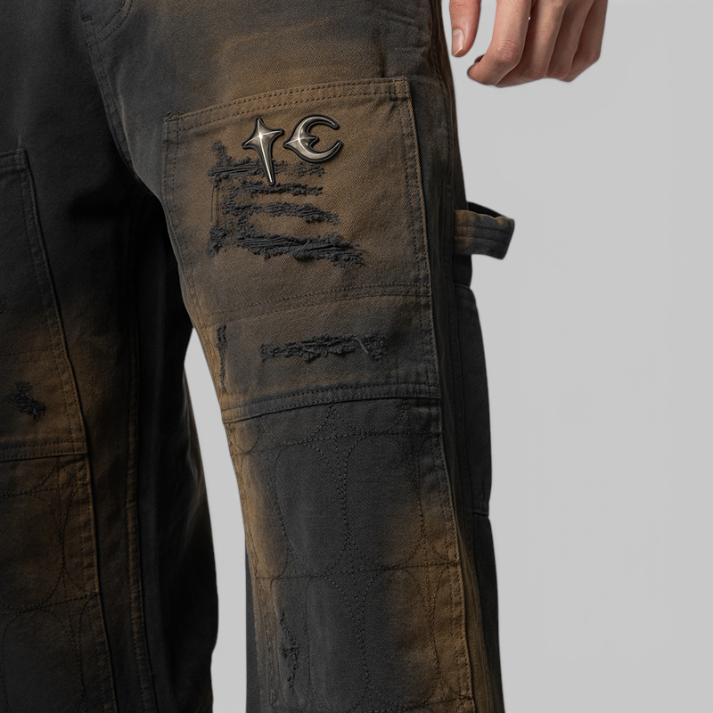 Rust Loaded Tc TC Two Tone Washed Pant - Rust Black – LOADED