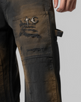 TC Two Tone Washed Pant - Rust Black
