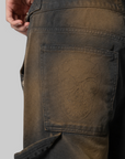 TC Two Tone Washed Pant - Rust Black