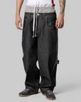 3 Layered Denim Pant - Indigo Blue