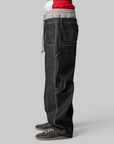 3 Layered Denim Pant - Indigo Blue