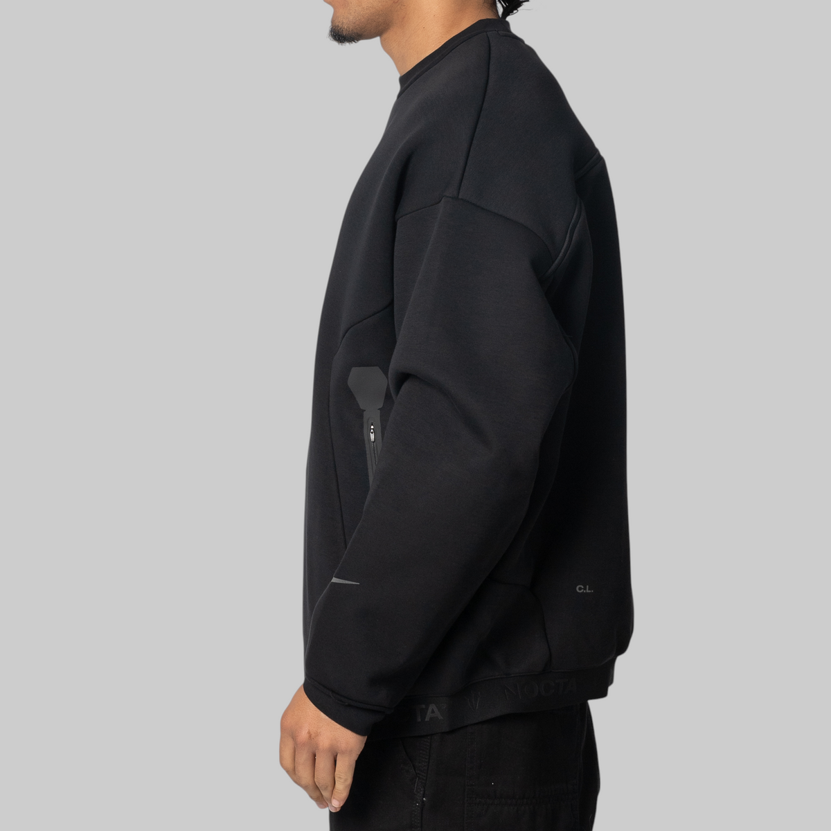 NOCTA Trapeziud Cut Crew - Black