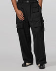 Refined Woven Cargo Pant - Black