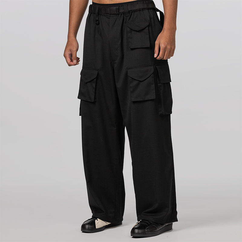 Refined Woven Cargo Pant - Black